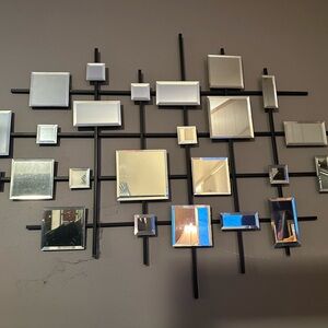 Modern Geometric Wall Mirror Decor